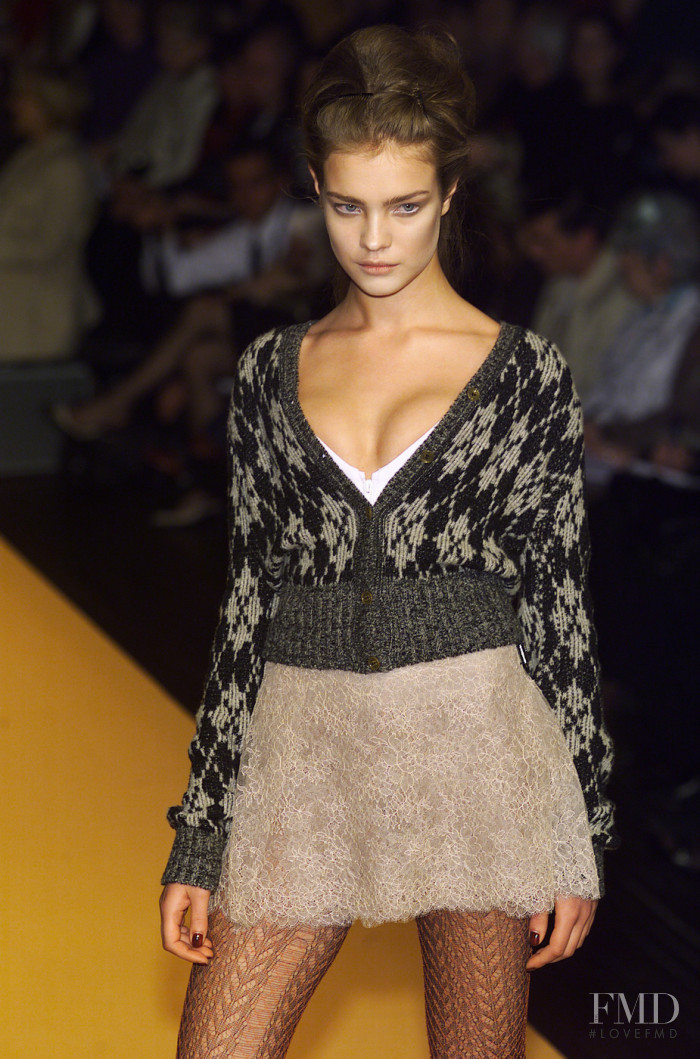 Natalia Vodianova featured in  the Vivienne Westwood fashion show for Autumn/Winter 2001