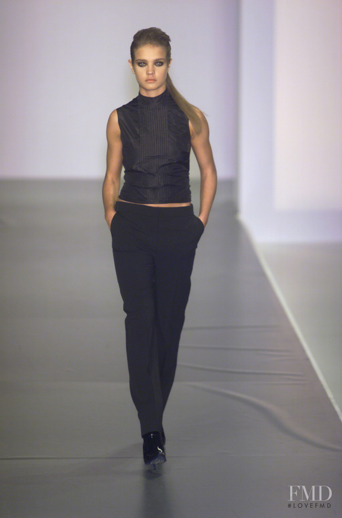 Natalia Vodianova featured in  the Sportmax fashion show for Autumn/Winter 2001