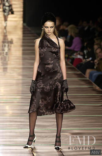 Natalia Vodianova featured in  the roccobarocco fashion show for Autumn/Winter 2001