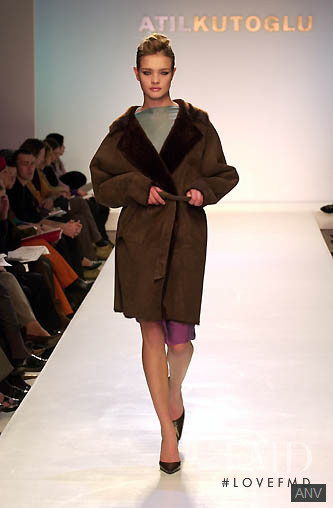 Natalia Vodianova featured in  the Atil Kutoglu fashion show for Autumn/Winter 2001