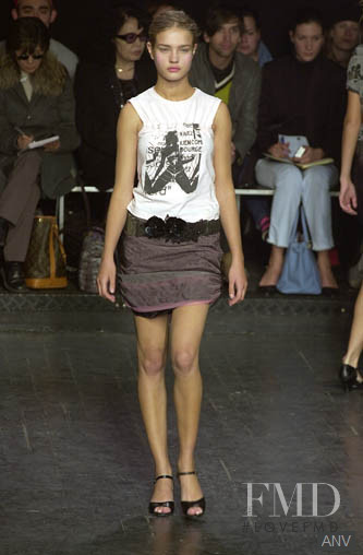 Natalia Vodianova featured in  the Jean Colonna fashion show for Spring/Summer 2001