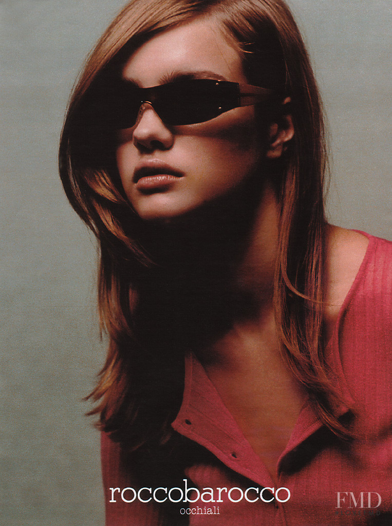 Natalia Vodianova featured in  the roccobarocco advertisement for Autumn/Winter 2000