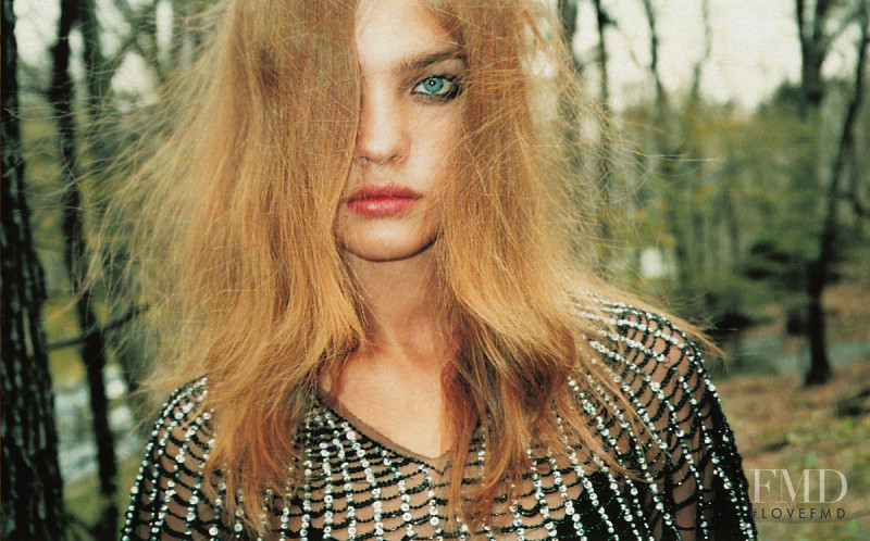 Natalia Vodianova featured in  the Anna Molinari advertisement for Autumn/Winter 2000