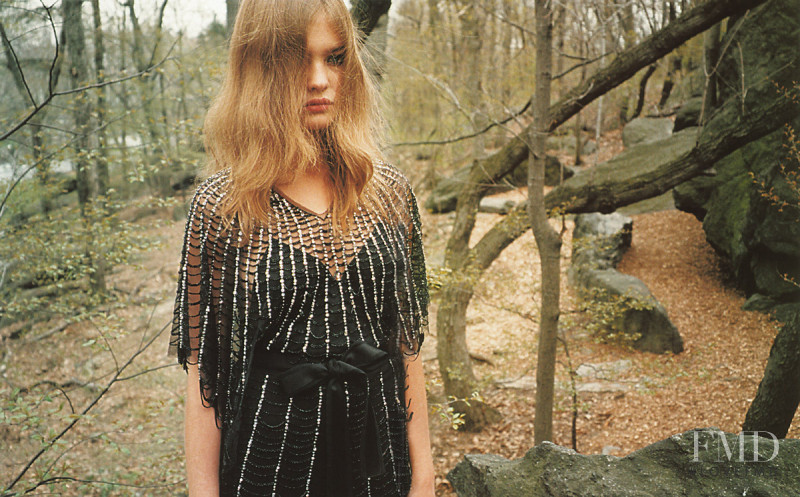 Natalia Vodianova featured in  the Anna Molinari advertisement for Autumn/Winter 2000