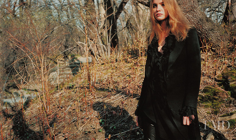 Natalia Vodianova featured in  the Anna Molinari advertisement for Autumn/Winter 2000