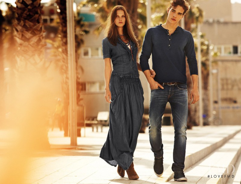 Kasia Struss featured in  the GAS Jeans catalogue for Spring/Summer 2011