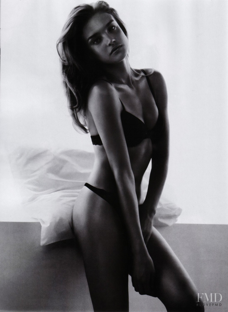 Natalia Vodianova featured in  the Calvin Klein Underwear advertisement for Spring/Summer 2006