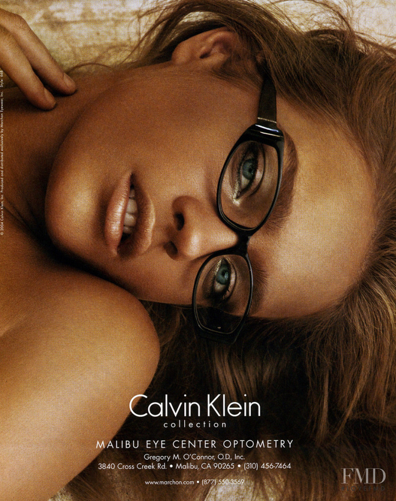 Natalia Vodianova featured in  the Calvin Klein 205W39NYC advertisement for Spring/Summer 2004