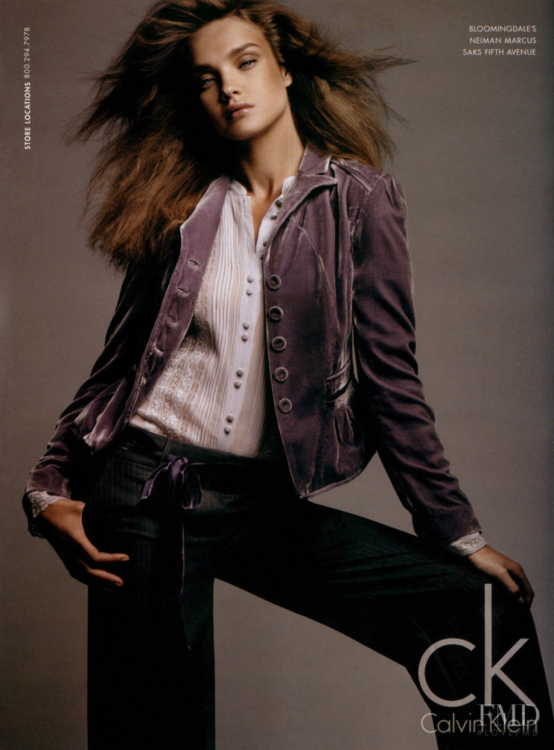 Natalia Vodianova featured in  the CK Calvin Klein advertisement for Autumn/Winter 2005