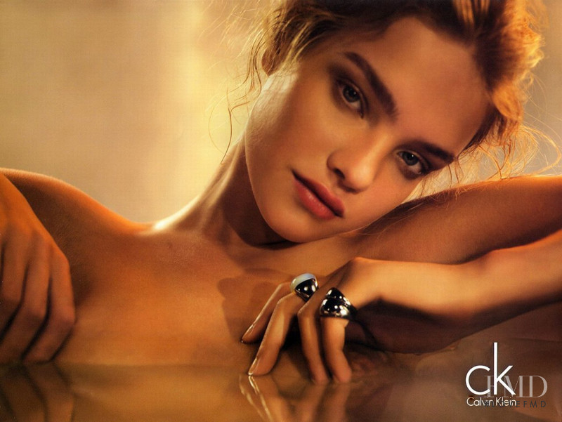 Natalia Vodianova featured in  the ck  Calvin Klein Jewellery advertisement for Spring/Summer 2004