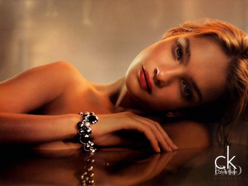 Natalia Vodianova featured in  the ck  Calvin Klein Jewellery advertisement for Spring/Summer 2004