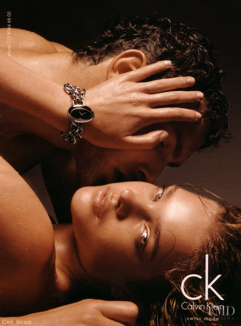 Natalia Vodianova featured in  the ck  Calvin Klein Jewellery advertisement for Spring/Summer 2005