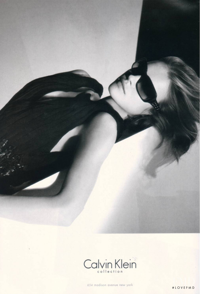Natalia Vodianova featured in  the Calvin Klein 205W39NYC advertisement for Autumn/Winter 2006