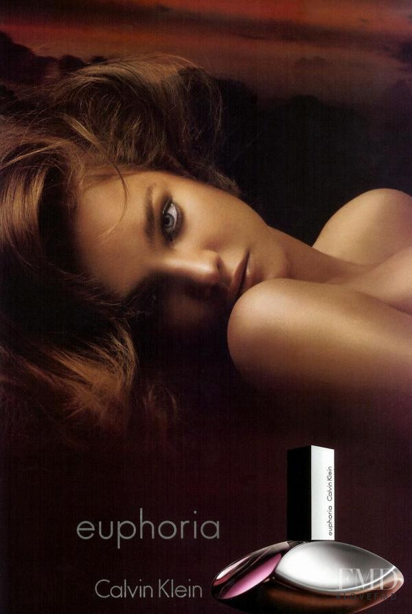 Natalia Vodianova featured in  the Calvin Klein Fragrance Euphoria advertisement for Spring/Summer 2005