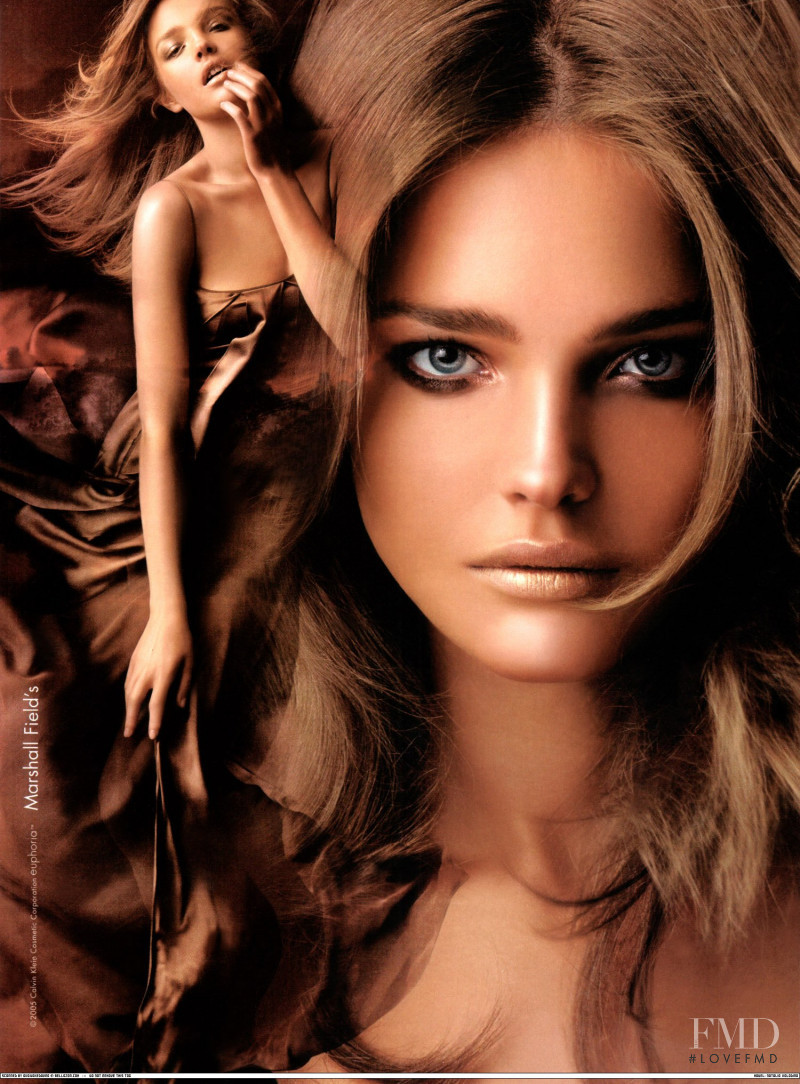 Natalia Vodianova featured in  the Calvin Klein Fragrance Euphoria advertisement for Spring/Summer 2005