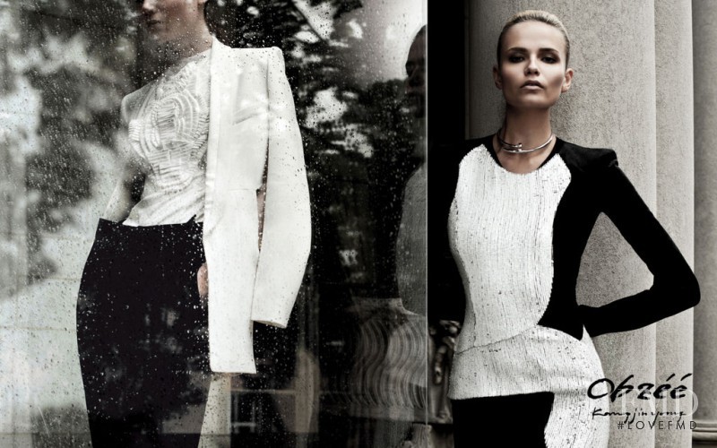 Natasha Poly featured in  the Obzee advertisement for Autumn/Winter 2011