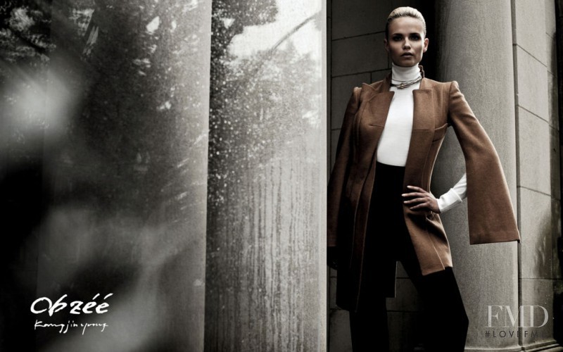 Natasha Poly featured in  the Obzee advertisement for Autumn/Winter 2011