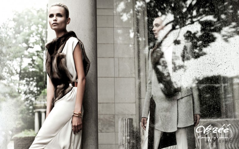 Natasha Poly featured in  the Obzee advertisement for Autumn/Winter 2011