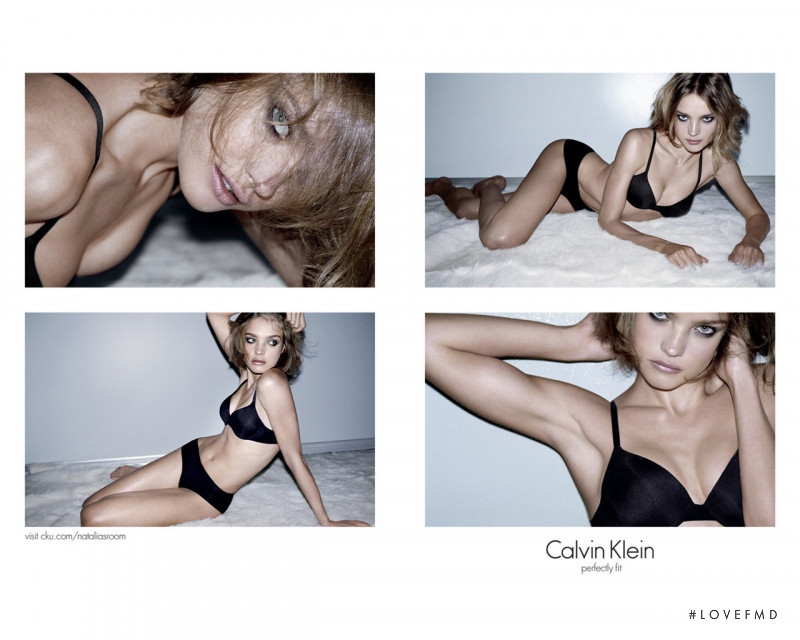 Natalia Vodianova featured in  the Calvin Klein Underwear advertisement for Spring/Summer 2007