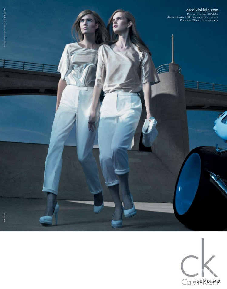 Constance Jablonski featured in  the CK Calvin Klein advertisement for Spring/Summer 2010