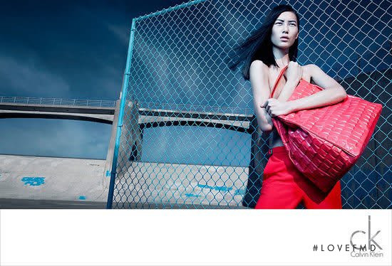 Liu Wen featured in  the CK Calvin Klein advertisement for Spring/Summer 2010