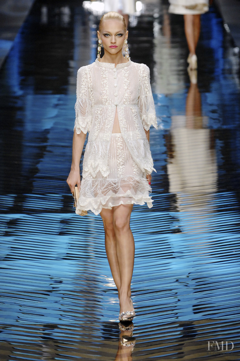 Sasha Pivovarova featured in  the Valentino Couture fashion show for Spring/Summer 2008