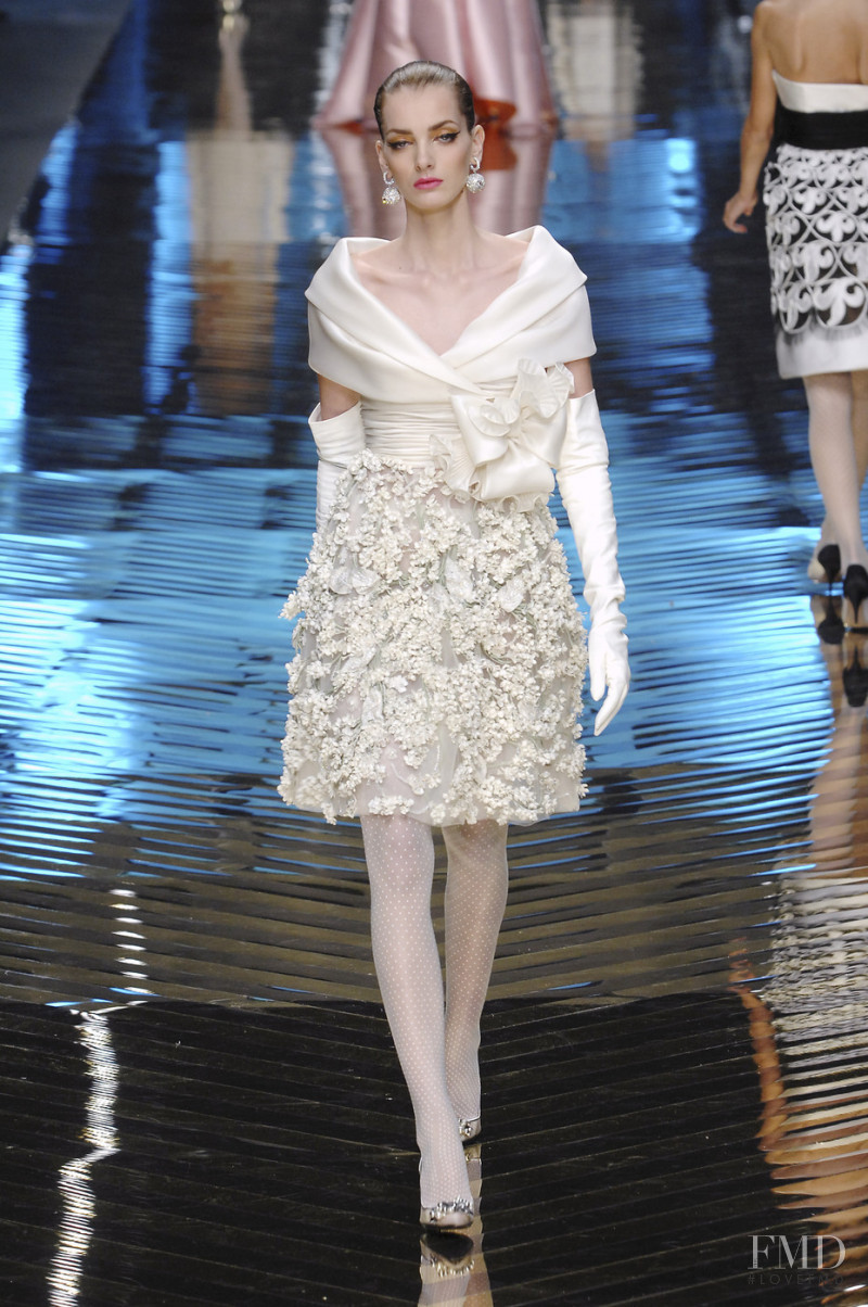 Denisa Dvorakova featured in  the Valentino Couture fashion show for Spring/Summer 2008