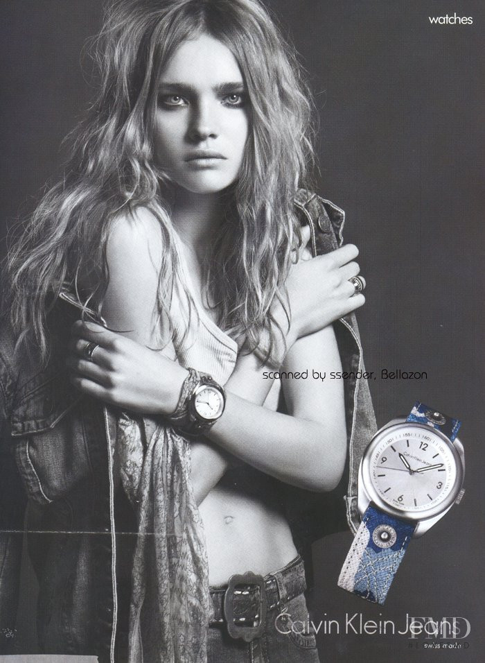 Natalia Vodianova featured in  the ck  Calvin Klein Jewellery advertisement for Spring/Summer 2007