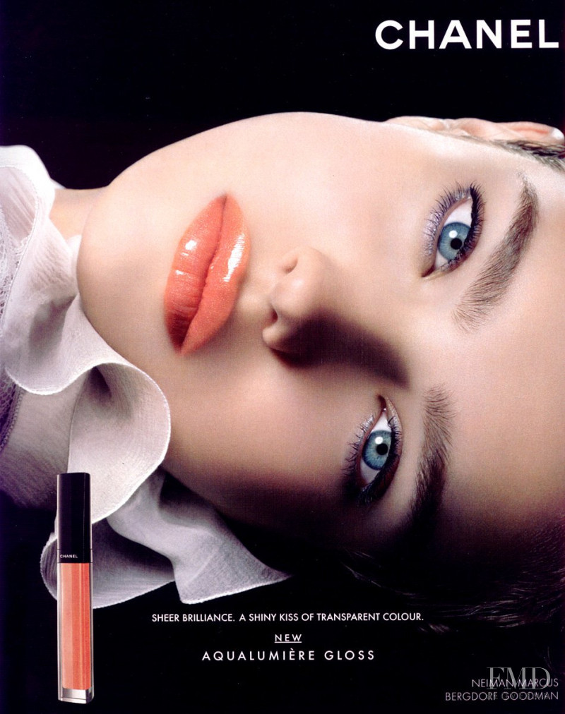 Natalia Vodianova featured in  the Chanel Beauty advertisement for Spring/Summer 2008