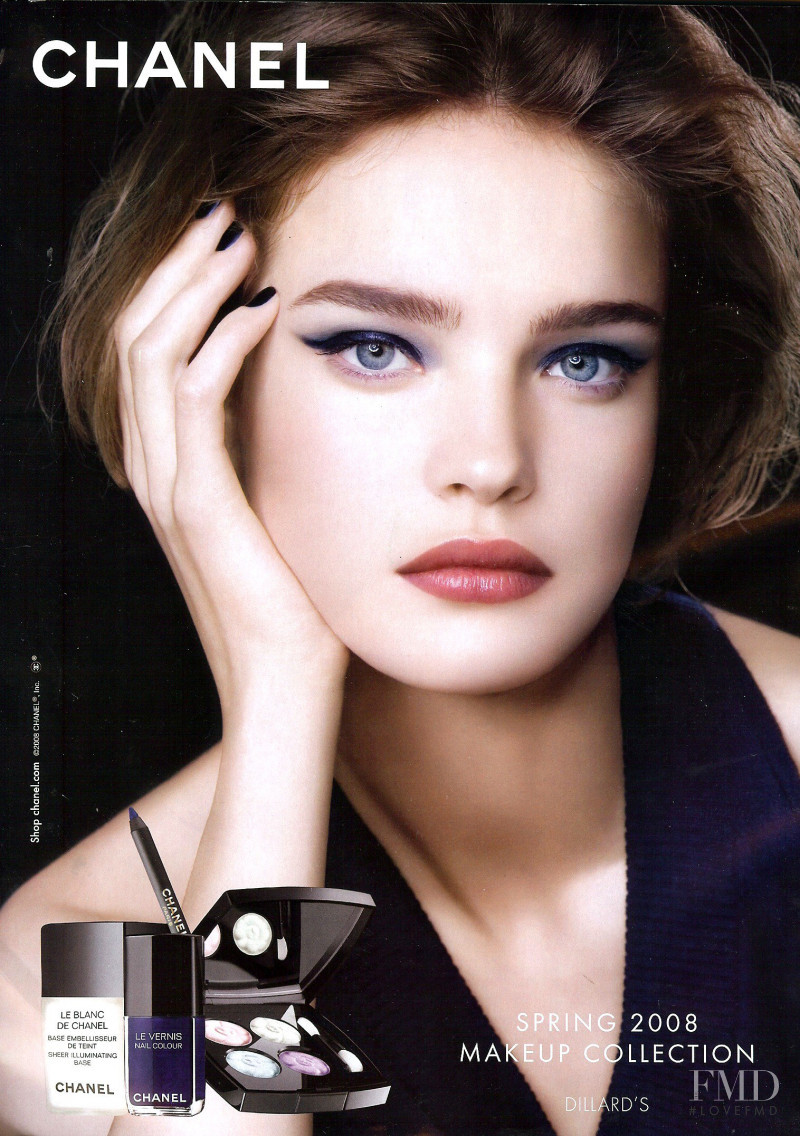 Natalia Vodianova featured in  the Chanel Beauty advertisement for Spring/Summer 2008