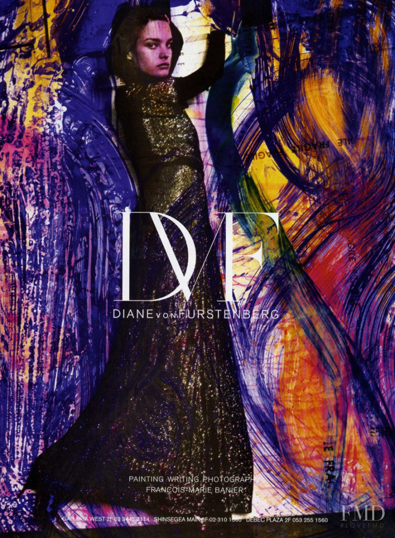 Natalia Vodianova featured in  the Diane Von Furstenberg advertisement for Spring/Summer 2008