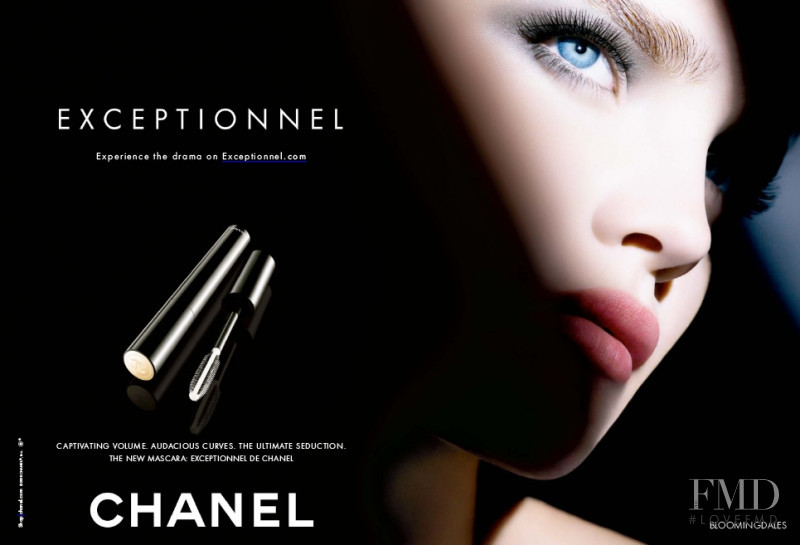 Natalia Vodianova featured in  the Chanel Beauty advertisement for Autumn/Winter 2008