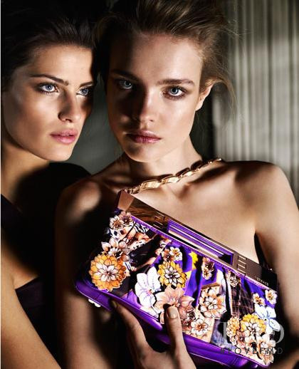 Isabeli Fontana featured in  the Versace advertisement for Autumn/Winter 2008