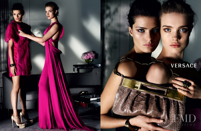 Isabeli Fontana featured in  the Versace advertisement for Autumn/Winter 2008