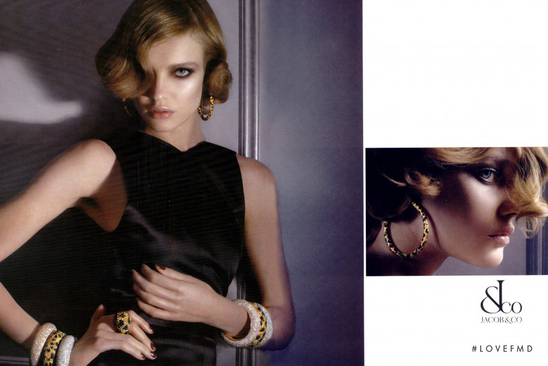 Natalia Vodianova featured in  the Jacob & Co advertisement for Autumn/Winter 2008