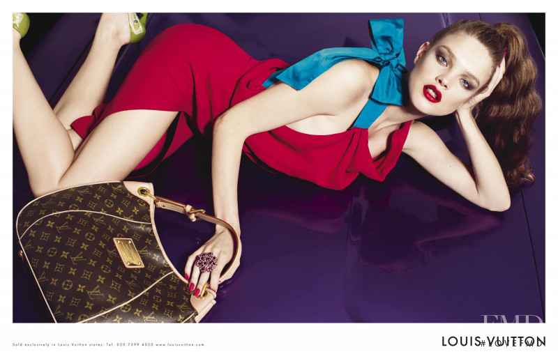 Natalia Vodianova featured in  the Louis Vuitton advertisement for Spring/Summer 2008