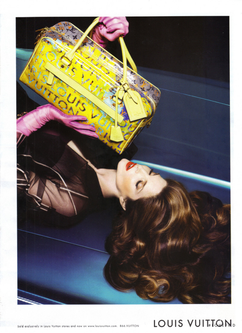 Stephanie Seymour featured in  the Louis Vuitton advertisement for Spring/Summer 2008