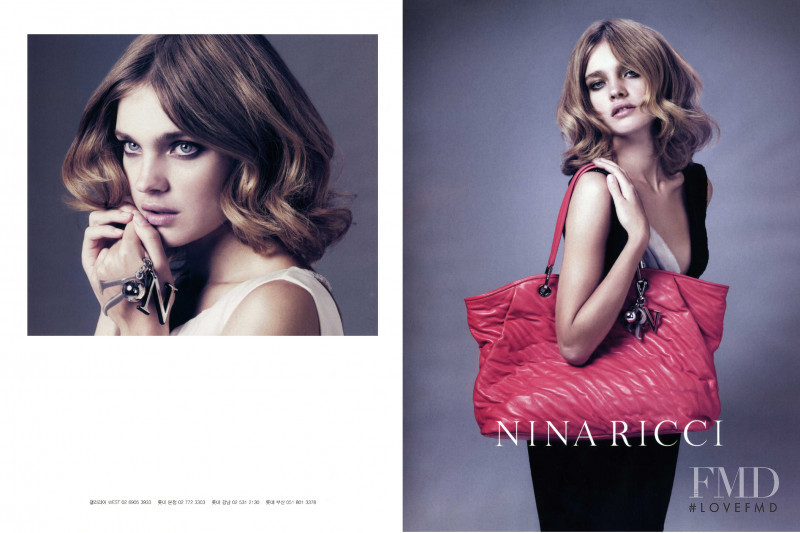 Natalia Vodianova featured in  the Nina Ricci advertisement for Spring/Summer 2009