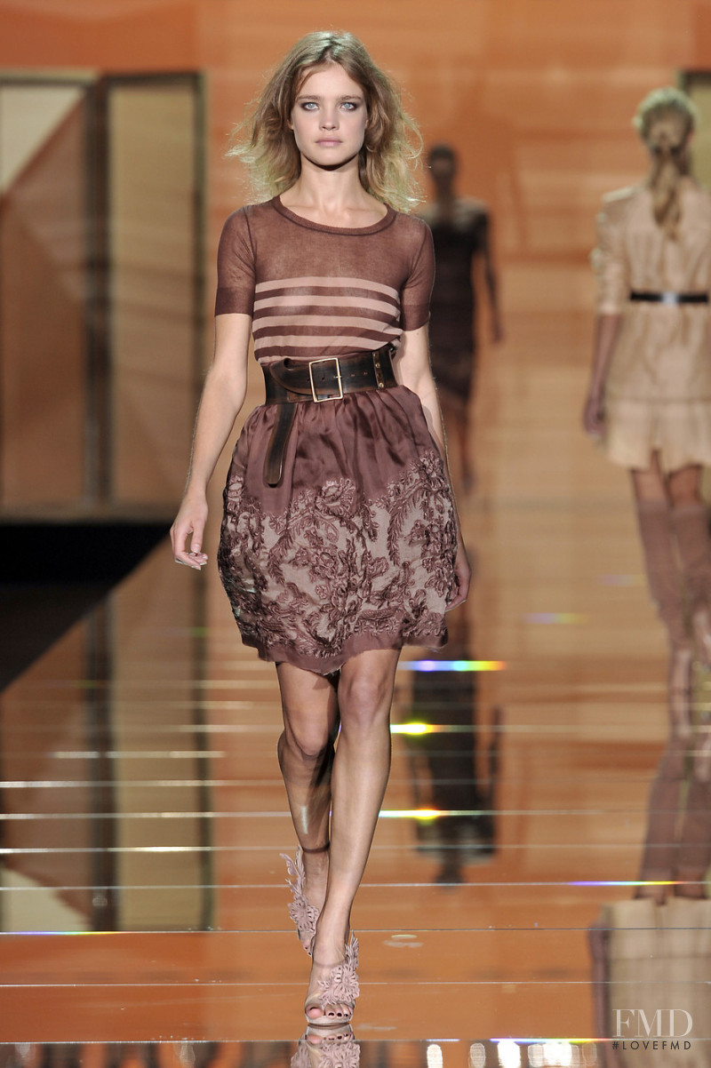 Natalia Vodianova featured in  the Ermanno Scervino fashion show for Spring/Summer 2010