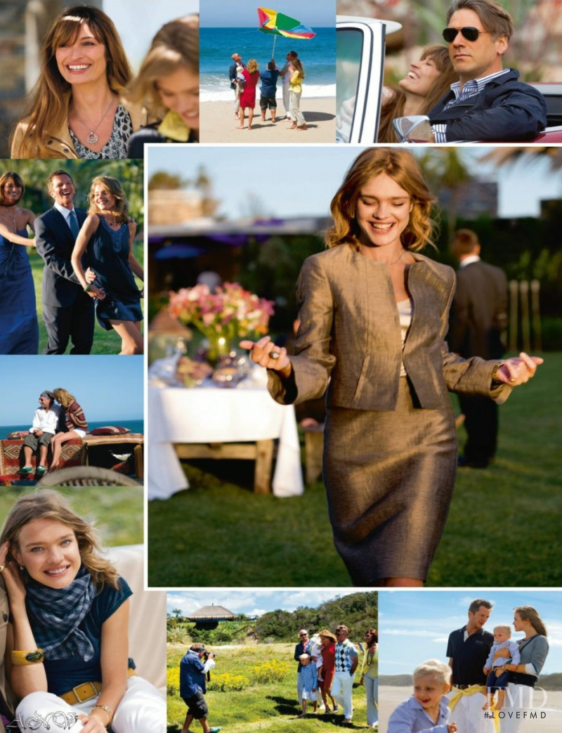 Natalia Vodianova featured in  the Peek & Cloppenburg (RETAILER) catalogue for Spring/Summer 2009