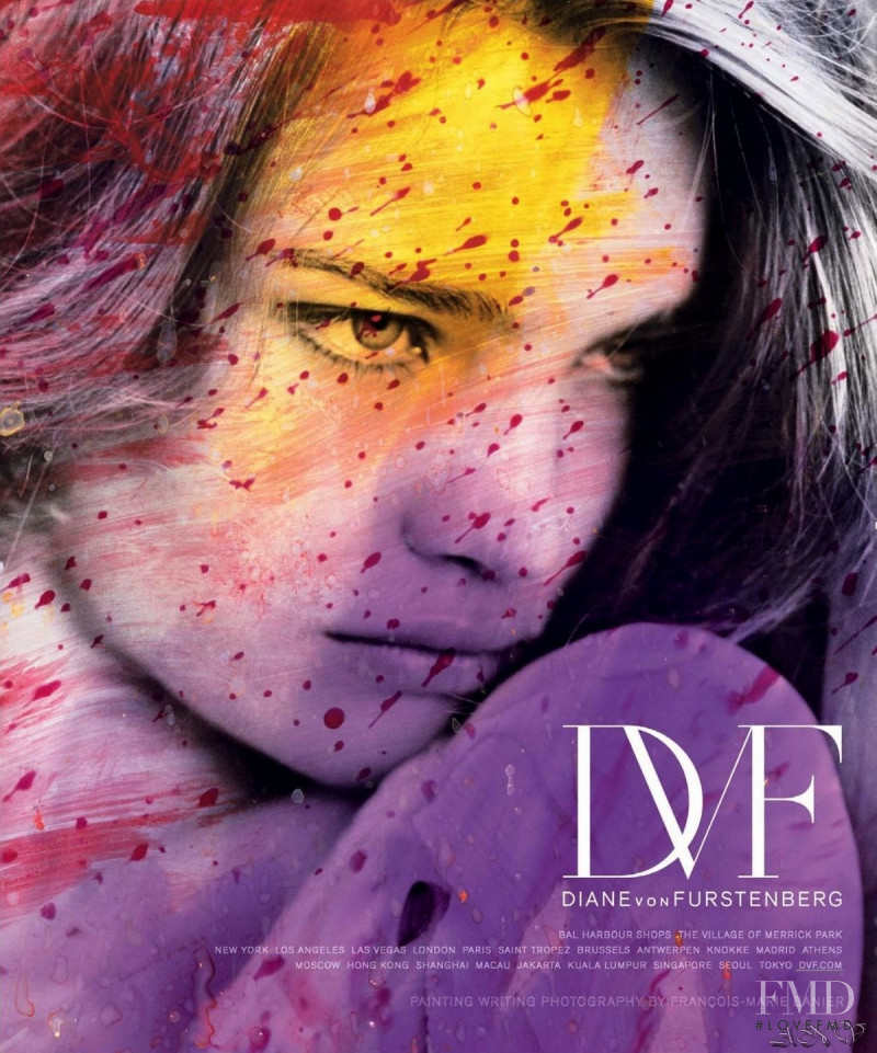 Natalia Vodianova featured in  the Diane Von Furstenberg advertisement for Spring/Summer 2009