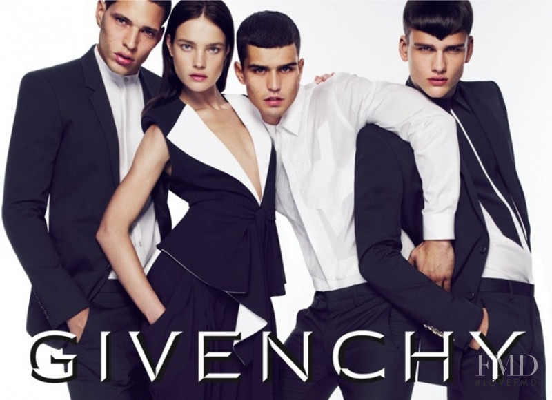 Mariacarla Boscono featured in  the Givenchy advertisement for Spring/Summer 2010