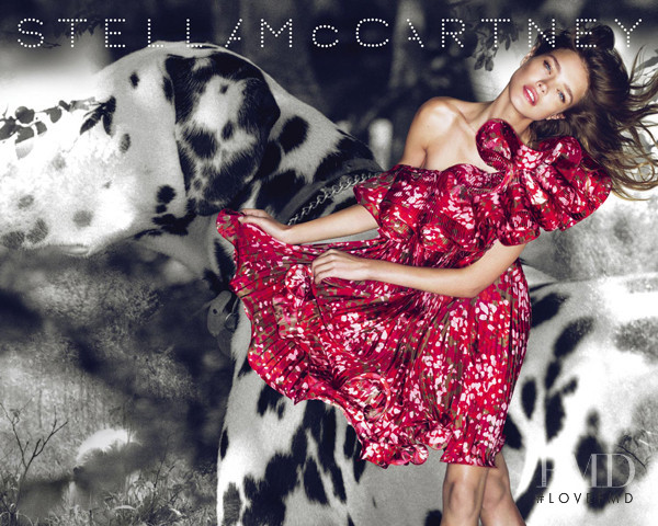 Natalia Vodianova featured in  the Stella McCartney advertisement for Spring/Summer 2010