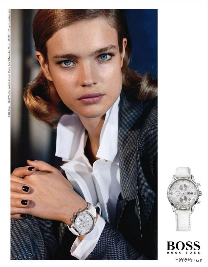 Natalia Vodianova featured in  the BOSS Black advertisement for Autumn/Winter 2010