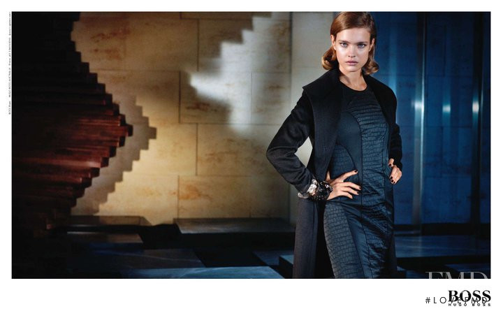 Natalia Vodianova featured in  the BOSS Black advertisement for Autumn/Winter 2010