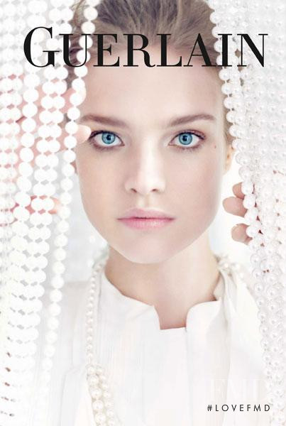 Natalia Vodianova featured in  the Guerlain advertisement for Spring/Summer 2011