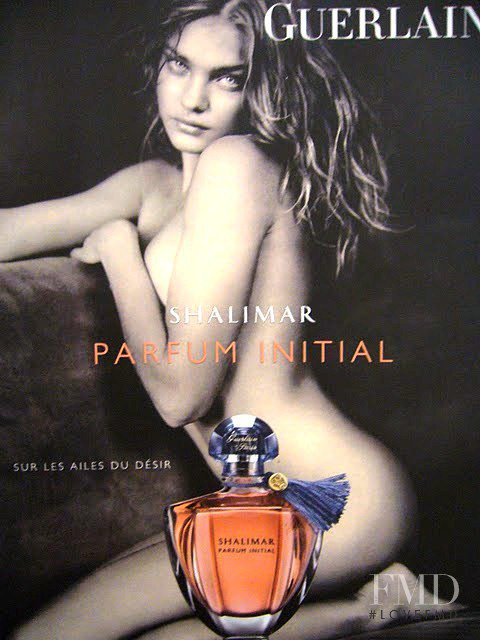 Natalia Vodianova featured in  the Guerlain Shalimar Parfum Initial advertisement for Spring/Summer 2011