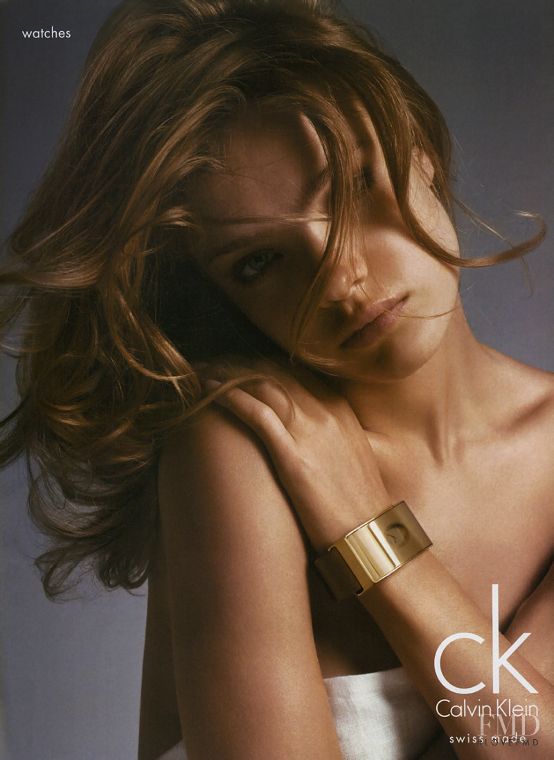 Natalia Vodianova featured in  the ck  Calvin Klein Jewellery advertisement for Spring/Summer 2007