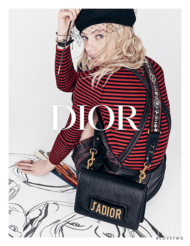 Sasha Pivovarova featured in  the Christian Dior advertisement for Spring/Summer 2018
