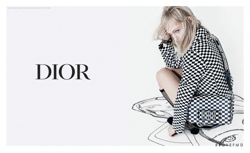 Sasha Pivovarova featured in  the Christian Dior advertisement for Spring/Summer 2018